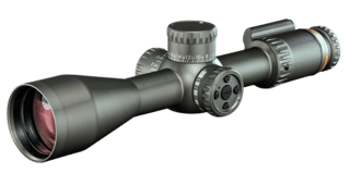 Gunwerks Revic PMR 428 Smart 56mm Rifle Scope features a digital reticle and adjustable windage or elevation